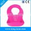 manufacturer Silicone Crumber Catcher , Waterproof Blank Baby Bib Cute Unisex Colors for Boys or Girls Siliocne bib waterproof b