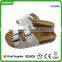 Unisex Fashion PU Leather Thong Sandals EVA Cork Slippers