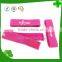 Pink Elastic Armband with customized Logo