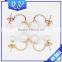 Sample Free Shiny Rhinestone Ear Ring Popular Body Piercing Jewelry