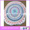 Extra Large Custom Printed Round Beach Towel with Tassels