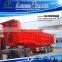 heavy duty end dump truck trailers, hydraulic tipper semi trailer, tipping dump trailers for sale