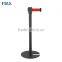 stackable belt black crowd control barrier