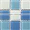 factory bule crystal glass mosaic tile