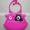 new arrival cute and washable silicon baby bibs