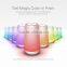 portable color changing LED light lamp bluetooth speaker with remote control on mobile App