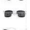 2015 cheap plastic pinhole sunglasses with sticker logo on lens
