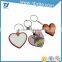 Fashionable made plastic soft pvc key chain
