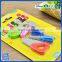 2016 hot selling children fancy 3D erasers sets packed in blister card for school kids