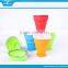 Silicone collapsing foldable cup for travel