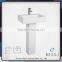 Simple modern bathroom ceramic sink pedestal wash basin J8011