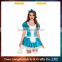 Women carnival fancy dress costume top quality sexy maid costume