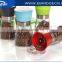 colored grinder lid glass spice grinder salt mills ceramic material grinder