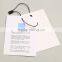 Anti-counterfeiting Printing paper tags two card paper hangtag with string