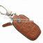 Car Genuine Leather Remote Key Cover Case For KIA Soul Cerato Optima K3 K5 Sportage Sorento 3 Button Accessories