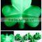 CE promotion gifts of light up whitetip clover keychain