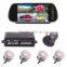 7 inch Car Rear View Mirror Camera Monitor Bluetooth and Mp5 Optional