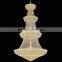 Modern LED big crystal hotel lobby chandelier