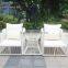 Davao white wicker French cube rattan outdoor furniture