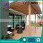 Experienced manufacturer made Waterproof WPC pergola pavilion roof                        
                                                                Most Popular