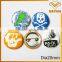 Round button badge