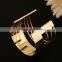 Women Lady Gold Silver Punk Open Wide Bangle Cuff Fashion Jewelry Bracelets