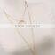 2016 New Arrival Crystal Pendant Moon Neck Rhombus Summer Sexy Body Chain Jewelry