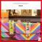 Wholesale hot sale beautiful rainbow pu leather bag for girls