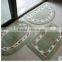 Good color bathroom doormats 3 in 1 with non-slip backing
