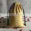 Colored Soft Faux Suede Drawstring Jewelry Pouches