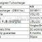 H2D Turbocharger 3518911 turbolader