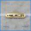 new style metel lebel for purse zinc alloy oem logo for handbag wholesale