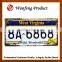 Factory produce aluminum licence plates / metal license plate/custom car plates