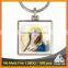 Free mould fee souvenir gold Virgin Mary printing Catholic beautiful keyring
