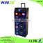 tower bluetooth speaker trolley active speakers with light fm radio