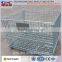 Zinc Plated Warehouse Storage Collapsible Wire Container
