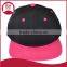 100% cotton blank snapback cap / snapback hip hop cap made in China