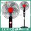 16 Inches Red Decorative Stand Fan With Heavy Base for the Asian Market Made in Zhongshan CIty