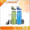 Sport flip lid carbon filter straw water bottle