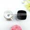 Empty black color square shape plastic lipstick container