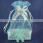 Newest design lovely no-woven fabric with bear and lace candy bag for wedding