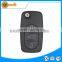 Modified folding flip car remote key cover case shell cover fob blanks wholesale with logo key for vw jetta bora santana