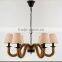 classic design rope hanging pendant light stairs pendant light with fabric lampshade for home decor/Gallary/coffee bar