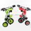 Children pedal bicycle 3 wheels kids tricycle toys vehicle,foldable baby tricycle