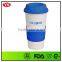 16oz insulated double walled thermal plastic mug with sleeve
