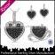 silver and brass pendant unisex silver black cz pendants for men and women