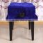 Piano Stool Chair Cover Pleuche Decorated with Macrame 55 * 35cm for Piano Single Chair Universal Beautiful
