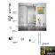 2016 Europe the buffer sliding door Stainless Steel 304 Sliding Door Roller System For Big Project