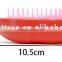 New Style Professional Lip Shape Customized Head Massage Styling Care Easy Carry Hair Comb With Mirrow