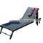 French Aluminium Frame black Sun lounge/Chaise lounge/Swimming pool